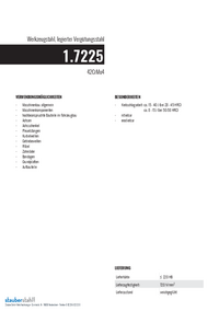 Werkstoff 1.7225/42CrMo4 Datenblatt