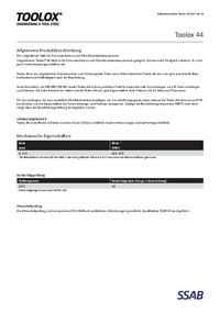 PDF zur Allgemeine Produktbeschreibung von Toolox
